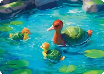 Turtle-Duck Art Card (18), Art Series: Avatar: The Last Airbender — Magic card price