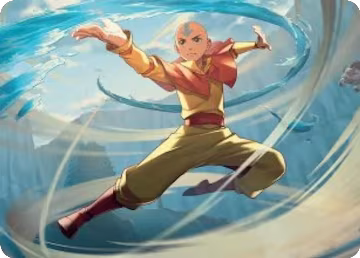 Aang, Swift Savior Art Card (20), Art Series: Avatar: The Last Airbender — Magic card price