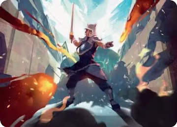 Sokka, Tenacious Tactician Art Card (23), Art Series: Avatar: The Last Airbender — Magic card price