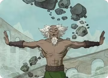 Bumi, Unleashed Art Card (46), Art Series: Avatar: The Last Airbender — Magic card price