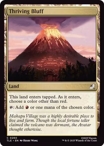 Thriving Bluff (260), Avatar: The Last Airbender: Eternal-Legal — Magic card price