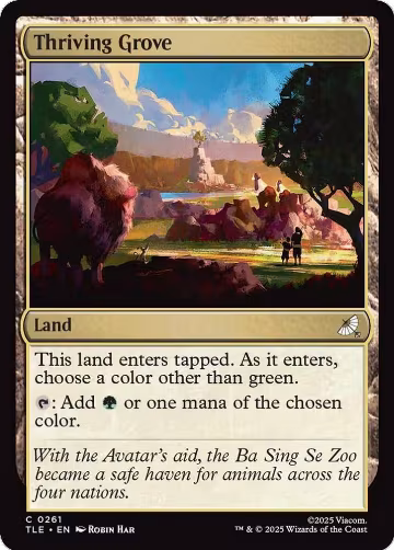 Thriving Grove (261), Avatar: The Last Airbender: Eternal-Legal — Magic card price