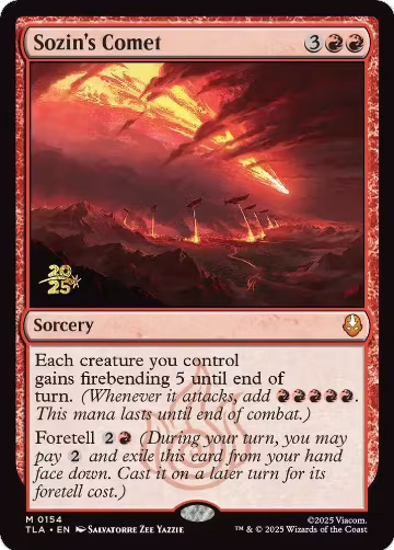 Sozin's Comet (154), Prerelease Cards — Magic card price