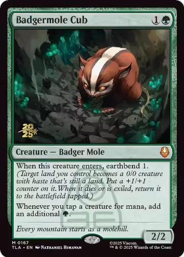 Badgermole Cub (167), Prerelease Cards — Magic card price