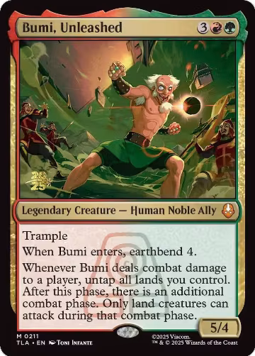 Bumi, Unleashed (211), Prerelease Cards — Magic card price