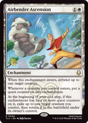 Airbender Ascension (6), Prerelease Cards — Magic card price
