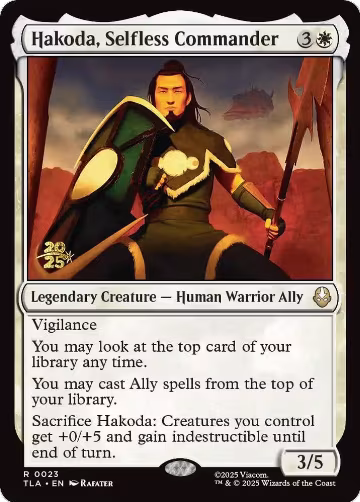 Hakoda, Selfless Commander (23), Prerelease Cards — Magic card price