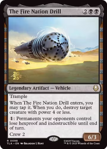 The Fire Nation Drill (98), Prerelease Cards — Magic card price