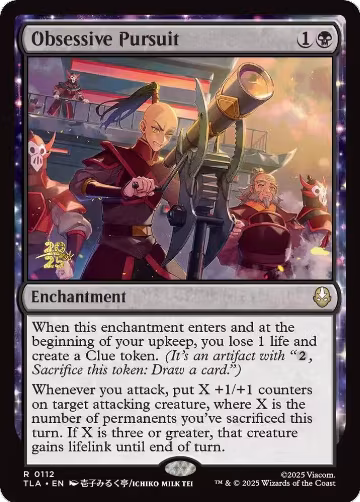 Obsessive Pursuit (112), Prerelease Cards — Magic card price