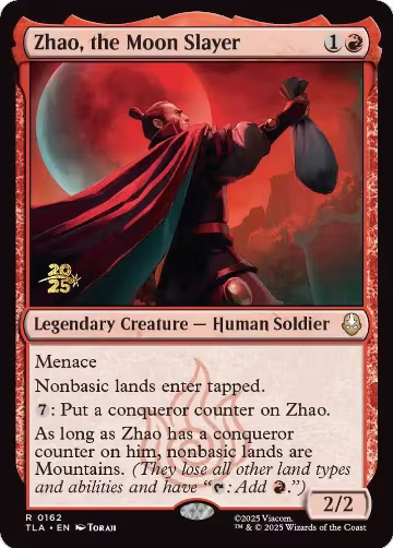 Zhao, the Moon Slayer (162), Prerelease Cards — Magic card price
