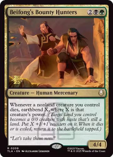 Beifong's Bounty Hunters (209), Prerelease Cards — Magic card price