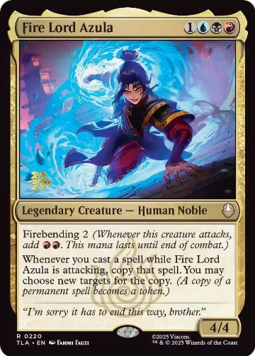 Fire Lord Azula (220), Prerelease Cards — Magic card price