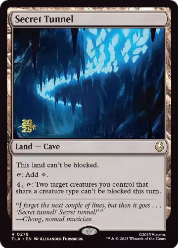 Secret Tunnel (278), Prerelease Cards — Magic card price