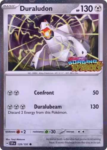 Duraludon (Surging Sparks) (129/191), Miscellaneous Cards & Products — Pokémon card price