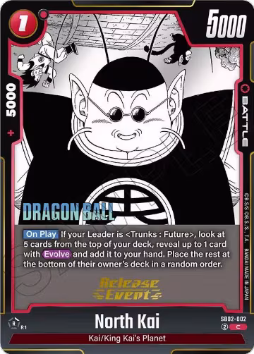 North Kai (SB02-002), Manga Booster 02 Release Event Cards — DB Fusion card price