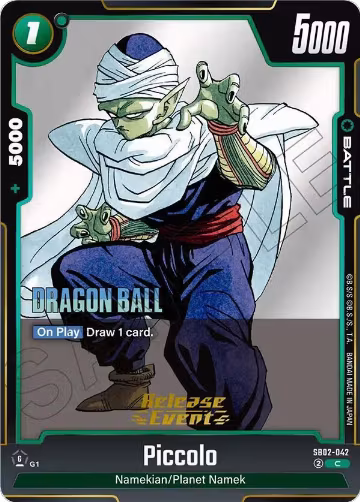 Piccolo - SB02-042 (SB02-042), Manga Booster 02 Release Event Cards — DB Fusion card price