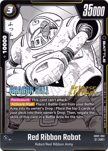 Red Ribbon Robot (SB02-060), Manga Booster 02 Release Event Cards — DB Fusion card price