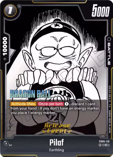 Pilaf (FB06-110), Manga Booster 02 Release Event Cards — DB Fusion card price