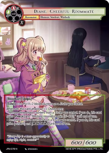 Diane, Cheerful Roomate (JRV-078 N), Journey to Ravidra — Force of Will card price
