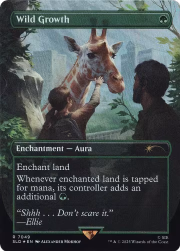Wild Growth (Rainbow Foil) (7049), Secret Lair Drop Series — Magic card price