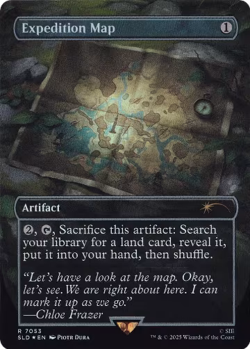 Expedition Map (Rainbow Foil) (7053), Secret Lair Drop Series — Magic card price