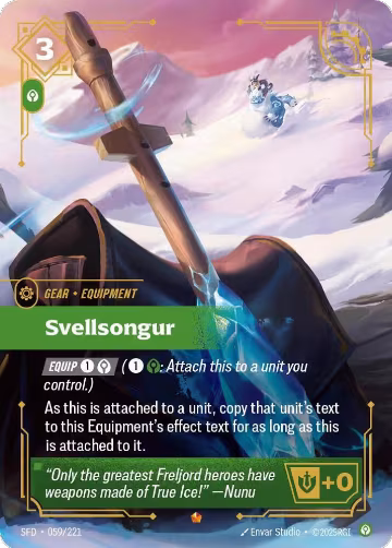 Svellsongur (059/221), Spiritforged — Riftbound card price