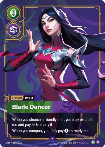 Irelia, Blade Dancer (195/221), Spiritforged — Riftbound card price