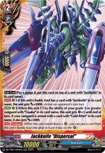 Jackknife "Dispersal" (DZ-TB01/004EN), DZ-TB01: Future Card Buddyfight — Vanguard card price