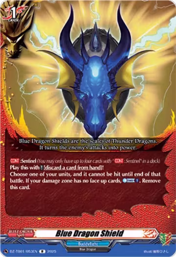 Blue Dragon Shield (DZ-TB01/053EN), DZ-TB01: Future Card Buddyfight — Vanguard card price