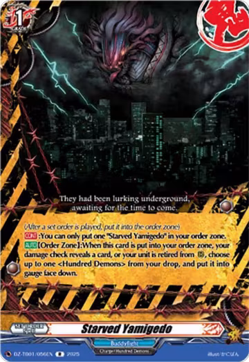 Starved Yamigedo (DZ-TB01/056EN), DZ-TB01: Future Card Buddyfight — Vanguard card price