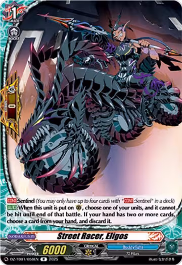 Street Racer, Eligos (DZ-TB01/058EN), DZ-TB01: Future Card Buddyfight — Vanguard card price