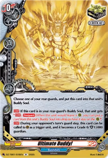 Ultimate Buddy! (DZ-TB01/078EN), DZ-TB01: Future Card Buddyfight — Vanguard card price