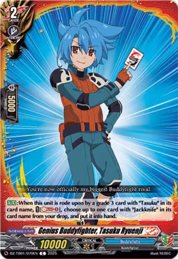 Genius Buddyfighter, Tasuku Ryuenji (DZ-TB01/079EN), DZ-TB01: Future Card Buddyfight — Vanguard card price