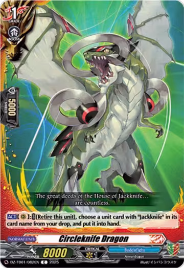 Circleknife Dragon (DZ-TB01/082EN), DZ-TB01: Future Card Buddyfight — Vanguard card price