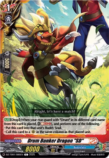 Drum Bunker Dragon "SD" (DZ-TB01/086EN), DZ-TB01: Future Card Buddyfight — Vanguard card price