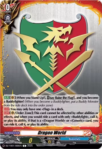 Dragon World (DZ-TB01/088EN), DZ-TB01: Future Card Buddyfight — Vanguard card price