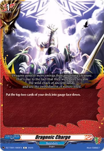 Dragonic Charge (DZ-TB01/089EN), DZ-TB01: Future Card Buddyfight — Vanguard card price