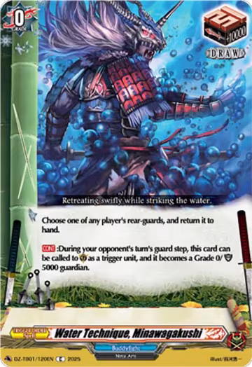 Water Technique, Minawagakushi (DZ-TB01/120EN), DZ-TB01: Future Card Buddyfight — Vanguard card price