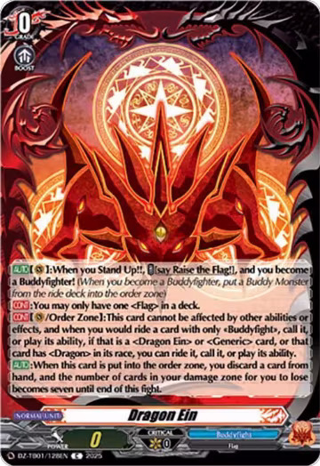 Dragon Ein (DZ-TB01/128EN), DZ-TB01: Future Card Buddyfight — Vanguard card price