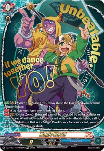 Magic World (SFR) (DZ-TB01/SFR03EN), DZ-TB01: Future Card Buddyfight — Vanguard card price