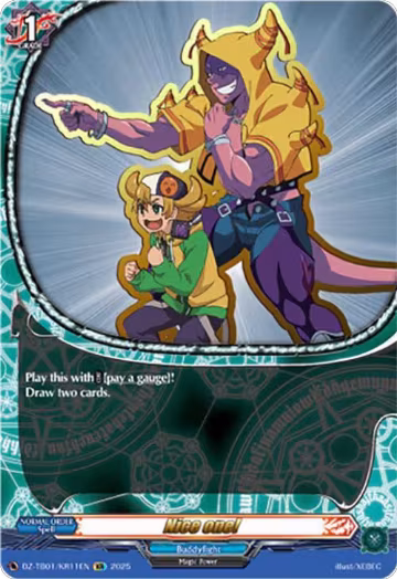 Nice one! (KR) (DZ-TB01/KR11EN), DZ-TB01: Future Card Buddyfight — Vanguard card price