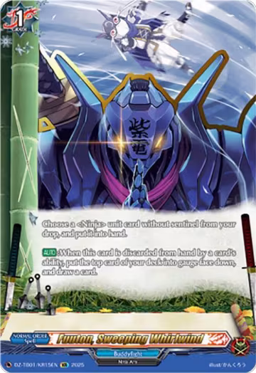 Fuuton, Sweeping Whirlwind (KR) (DZ-TB01/KR15EN), DZ-TB01: Future Card Buddyfight — Vanguard card price