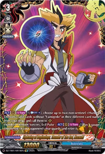 Lightning of Beginnings, Thunder of The End, Ikazuchi (KR) (DZ-TB01/KR19EN), DZ-TB01: Future Card Buddyfight — Vanguard card price