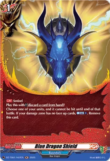 Blue Dragon Shield (H) (DZ-TB01/H07EN), DZ-TB01: Future Card Buddyfight — Vanguard card price