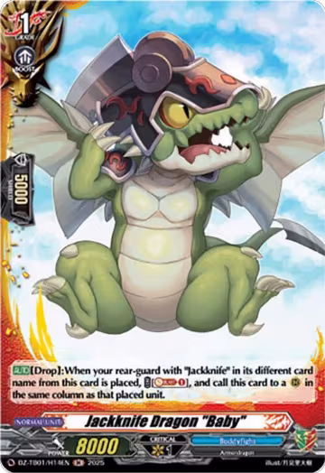 Jackknife Dragon "Baby" (H) (DZ-TB01/H14EN), DZ-TB01: Future Card Buddyfight — Vanguard card price