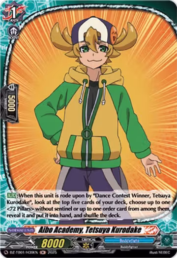 Aibo Academy, Tetsuya Kurodake (H) (DZ-TB01/H39EN), DZ-TB01: Future Card Buddyfight — Vanguard card price