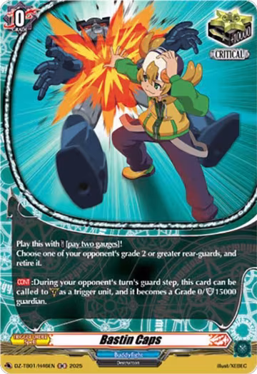 Bastin Caps (H) (DZ-TB01/H46EN), DZ-TB01: Future Card Buddyfight — Vanguard card price