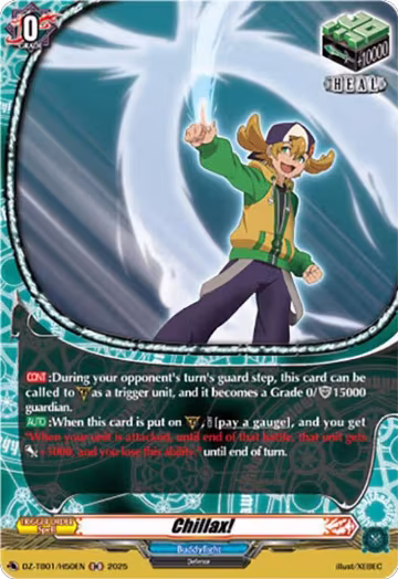 Chillax! (H) (DZ-TB01/H50EN), DZ-TB01: Future Card Buddyfight — Vanguard card price