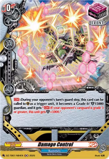 Damage Control (H) (DZ-TB01/H84EN), DZ-TB01: Future Card Buddyfight — Vanguard card price