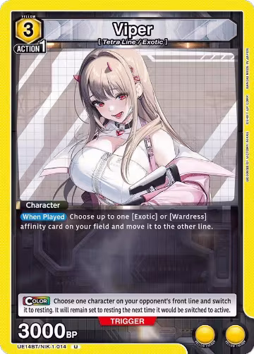 Viper (014) (UE14BT/NIK-1-014), GODDESS OF VICTORY: NIKKE — Union Arena card price
